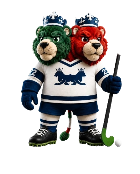 Breda 2026 Leon and Cino mascots