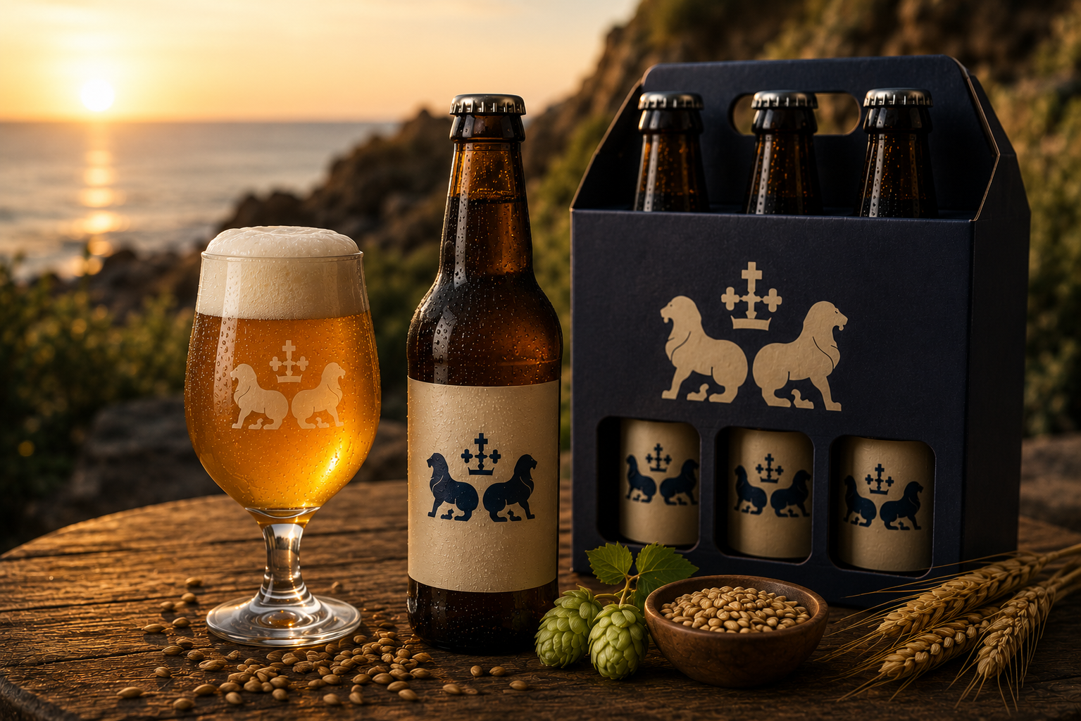 Two Lions Beverage visual